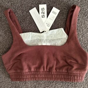 525 America Deep Red Cropped Tank BRAND NEW